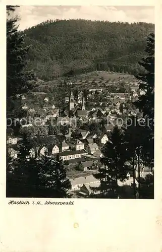 AK / Ansichtskarte Haslach_Kinzigtal Stadtansicht vom Waldrand aus Haslach_Kinzigtal