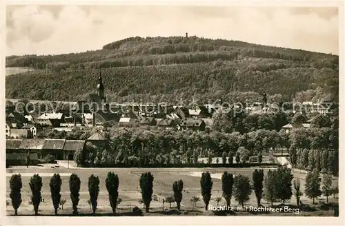 AK / Ansichtskarte Rochlitz_Sachsen Panorama Rochlitzer Berg Rochlitz Sachsen