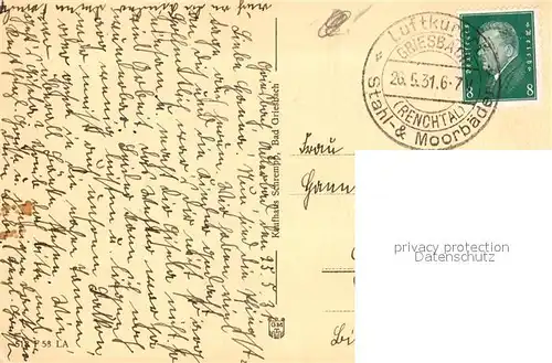 AK / Ansichtskarte Bad_Griesbach_Schwarzwald  Adlerbad Bad_Griesbach