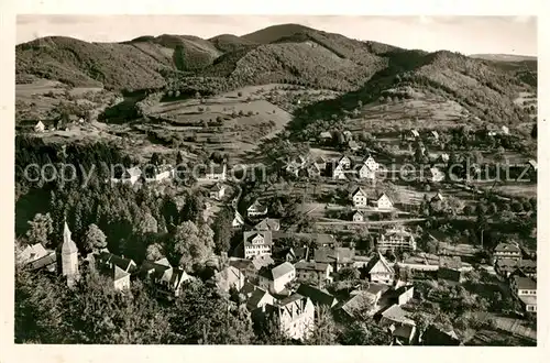 AK / Ansichtskarte Oppenau Fliegeraufnahme Oppenau