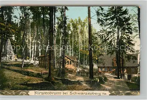 AK / Ansichtskarte Fuerstenbrunn_Schwarzenberg Ortsansicht Fuerstenbrunn