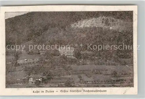 AK / Ansichtskarte Lahr_Baden Erstes deutsches Reichswaisenhaus Lahr_Baden
