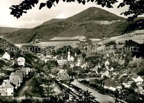 AK / Ansichtskarte Peterstal Griesbach_Bad Panorama Kirche Peterstal Griesbach_Bad