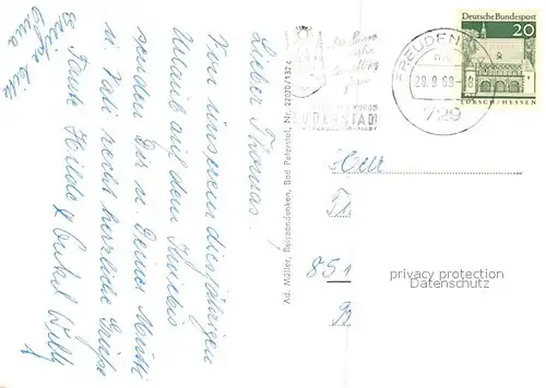 AK / Ansichtskarte Peterstal Griesbach_Bad Panorama Kirche Peterstal Griesbach_Bad