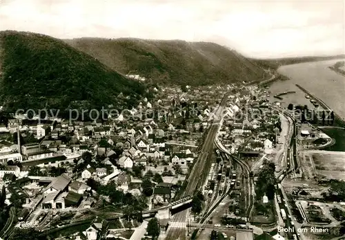 AK / Ansichtskarte Brohl_Eifel Fliegeraufnahme Brohl Eifel