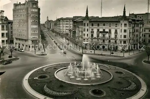 AK / Ansichtskarte Pamplona_Navarra Plaza del principe General Franco Pamplona Navarra