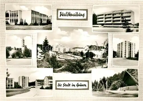 AK / Ansichtskarte Waldkraiburg Stadtansichten  Waldkraiburg