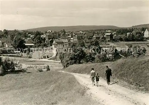 AK / Ansichtskarte Schmiedefeld_Rennsteig Panorama  Schmiedefeld_Rennsteig