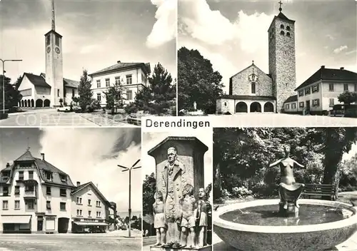 AK / Ansichtskarte Derendingen_SO Kirchen Brunnen  Derendingen SO
