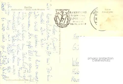 AK / Ansichtskarte Berlin Stalinallee Berlin