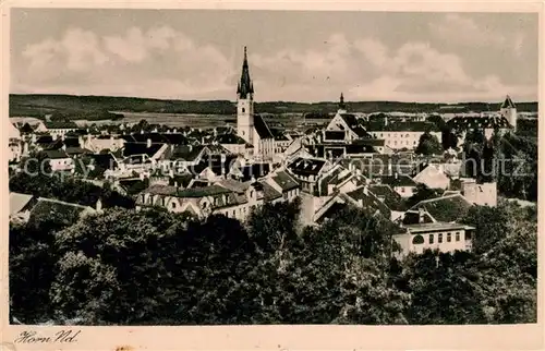AK / Ansichtskarte Horn_Niederoesterreich Panorama Kirche Horn_Niederoesterreich