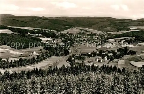 AK / Ansichtskarte Hilchenbach_Siegerland Fliegeraufnahme Hilchenbach_Siegerland