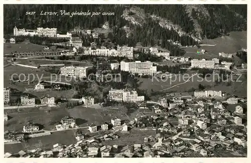 AK / Ansichtskarte Leysin Fliegeraufnahme Leysin