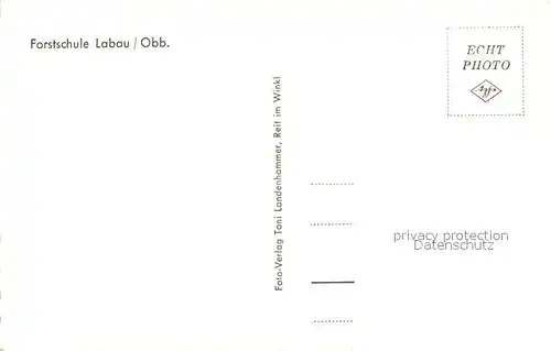 AK / Ansichtskarte Laubau Forstschule Laubau