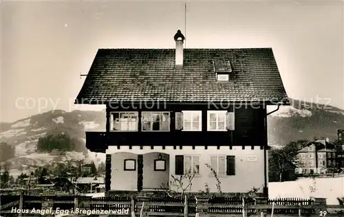 AK / Ansichtskarte Egg_Bregenzerwald Haus Angel Egg_Bregenzerwald