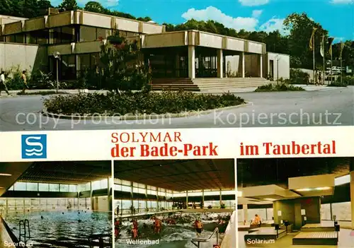 AK / Ansichtskarte Bad_Mergentheim Badepark Solymar im Taubertal Bad_Mergentheim