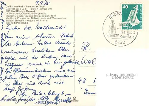 AK / Ansichtskarte Momart Cafe Gasthaus Pension zur Post Momart