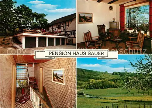 AK / Ansichtskarte Attendorn Pension Haus Sauer Attendorn