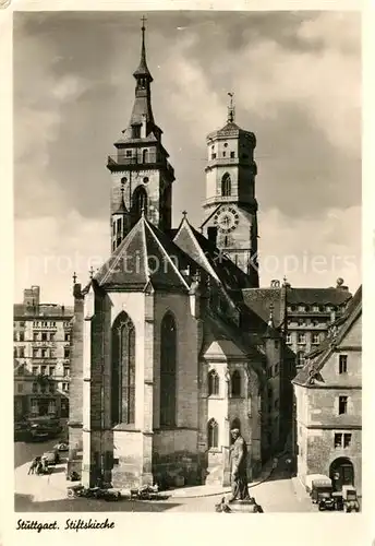 AK / Ansichtskarte Stuttgart Stiftskirche Stuttgart