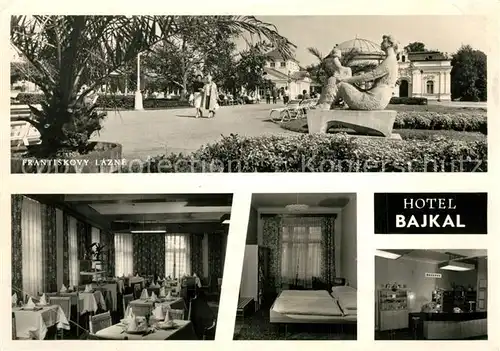 AK / Ansichtskarte Frantiskovy_Lazne Hotel Bajkal Gastraum Zimmer Theke Frantiskovy_Lazne