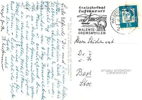 AK / Ansichtskarte Malente Gremsmuehlen Fliegeraufnahme Malente Gremsmuehlen