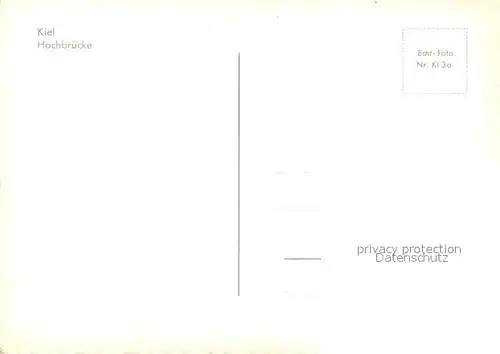 AK / Ansichtskarte Kiel Hochbruecke Kiel