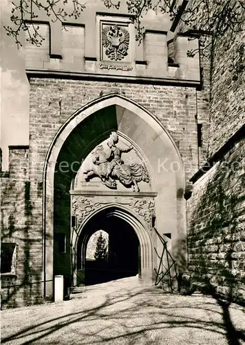 AK / Ansichtskarte Burg_Hohenzollern Das Adlertor Burg_Hohenzollern