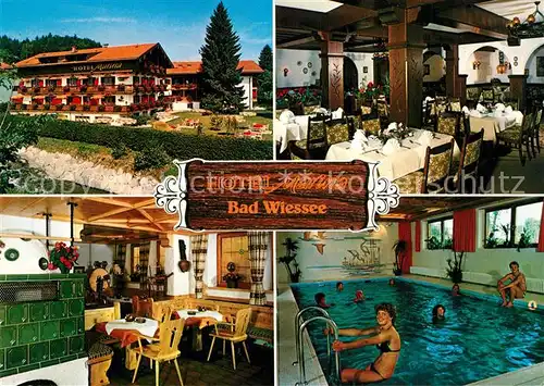 AK / Ansichtskarte Bad_Wiessee Hotel Marina Schwimmbad Bad_Wiessee