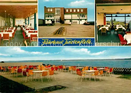 AK / Ansichtskarte St_Michaelisdonn Hotel Restaurant Cafe Faehrhaus Twielenfleth St_Michaelisdonn