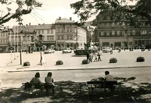 AK / Ansichtskarte Waltershausen_Gotha Marktplatz Waltershausen Gotha