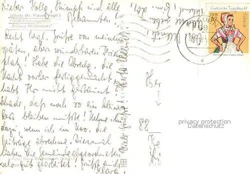 AK / Ansichtskarte Joessnitz FDGB Erholungsheim Joessnitz