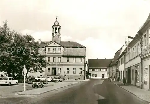 AK / Ansichtskarte Bad_Dueben Markt Rathaus Bad_Dueben