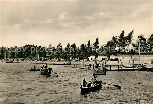 AK / Ansichtskarte Schneeberg_Erzgebirge Strandbad Filzteich Schneeberg Erzgebirge