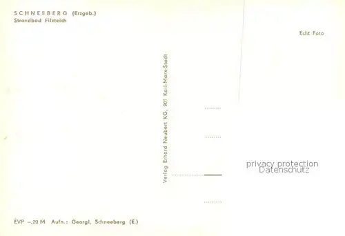 AK / Ansichtskarte Schneeberg_Erzgebirge Strandbad Filzteich Schneeberg Erzgebirge