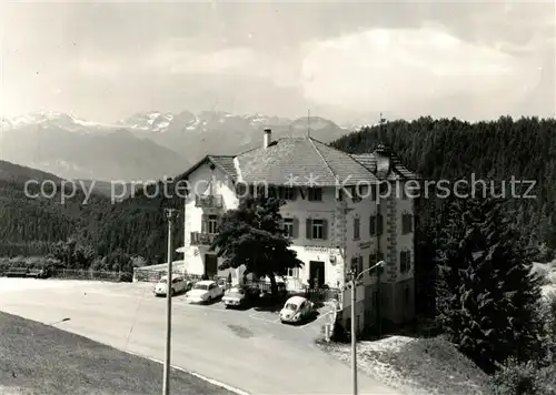 AK / Ansichtskarte Mendelpass Albergo Castello Schlosswirt Mendelpass
