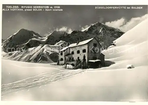 AK / Ansichtskarte Duesseldorfer_Huette Winterlandschaft Duesseldorfer Huette