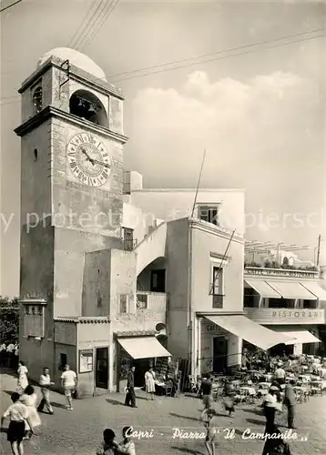 AK / Ansichtskarte Capri Piazza Il Campanile Capri