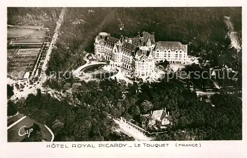 AK / Ansichtskarte Le_Touquet Paris Plage Hotel Royal Picardy vue aerienne Le_Touquet Paris Plage