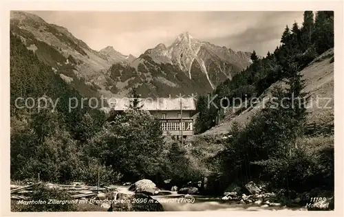 AK / Ansichtskarte Mayrhofen_Zillertal Brandbergkolm Zillertaler Alpen Mayrhofen_Zillertal