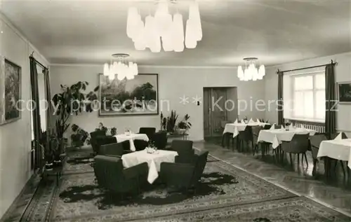 AK / Ansichtskarte Moritzburg_Sachsen HO Gaststaette Hotel Waldschaenke Roter Salon Moritzburg Sachsen