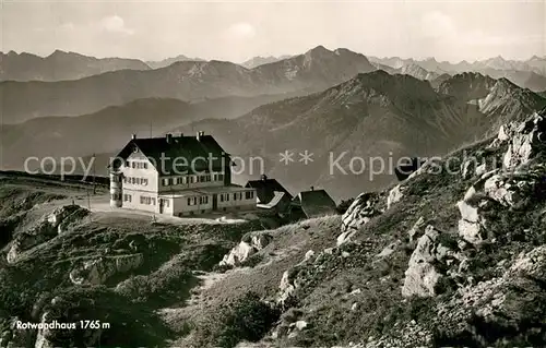 AK / Ansichtskarte Rotwandhaus gegen Rofan und Schinder Alpenpanorama Rotwandhaus