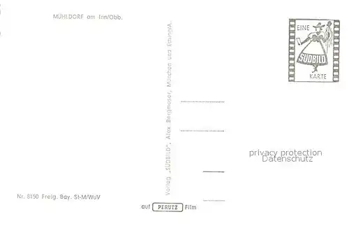 AK / Ansichtskarte Muehldorf_Inn Fliegeraufnahme Muehldorf Inn