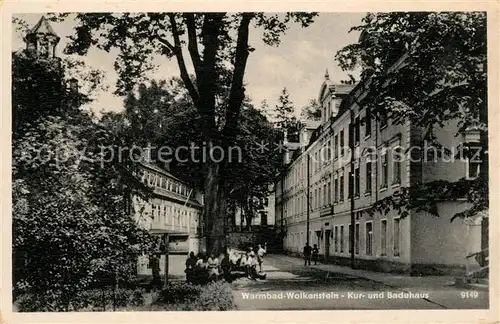 AK / Ansichtskarte Warmbad_Wolkenstein Kur  und Badehaus Warmbad_Wolkenstein