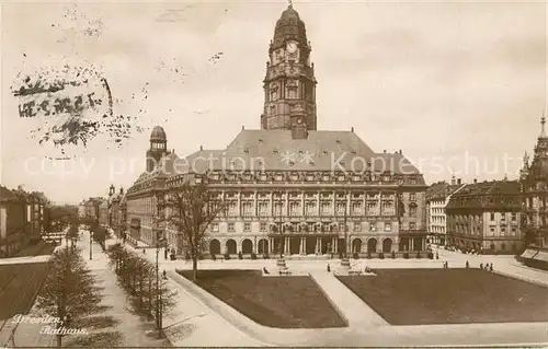AK / Ansichtskarte Dresden Rathaus Dresden