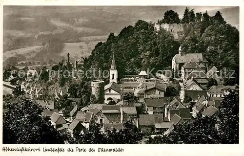 AK / Ansichtskarte Lindenfels_Odenwald Panorama Lindenfels Odenwald