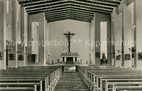 AK / Ansichtskarte Butzbach Katholische Kirche Innenansicht Butzbach