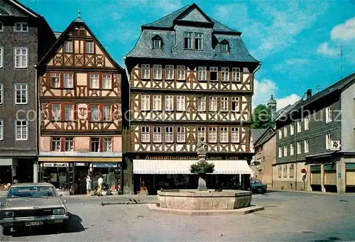 AK / Ansichtskarte Herborn_Hessen Marktplatz Herborn Hessen