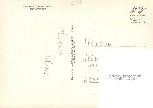 AK / Ansichtskarte Butzbach Schwimmbad Butzbach