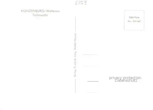 AK / Ansichtskarte Muenzenberg Burg Muenzenberg