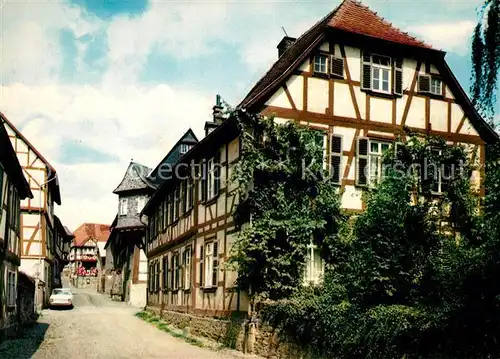 AK / Ansichtskarte Lich_Hessen Schlossgasse Rosengaertchen Lich Hessen